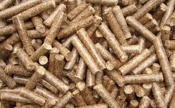 秸稈顆粒機(jī)壓制的顆粒