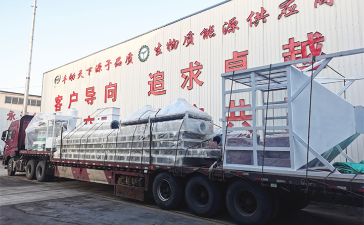 制粒機生產(chǎn)線設(shè)備裝車完成