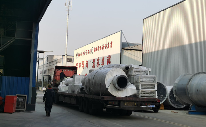菌棒顆粒機(jī)裝車完成，發(fā)往安徽